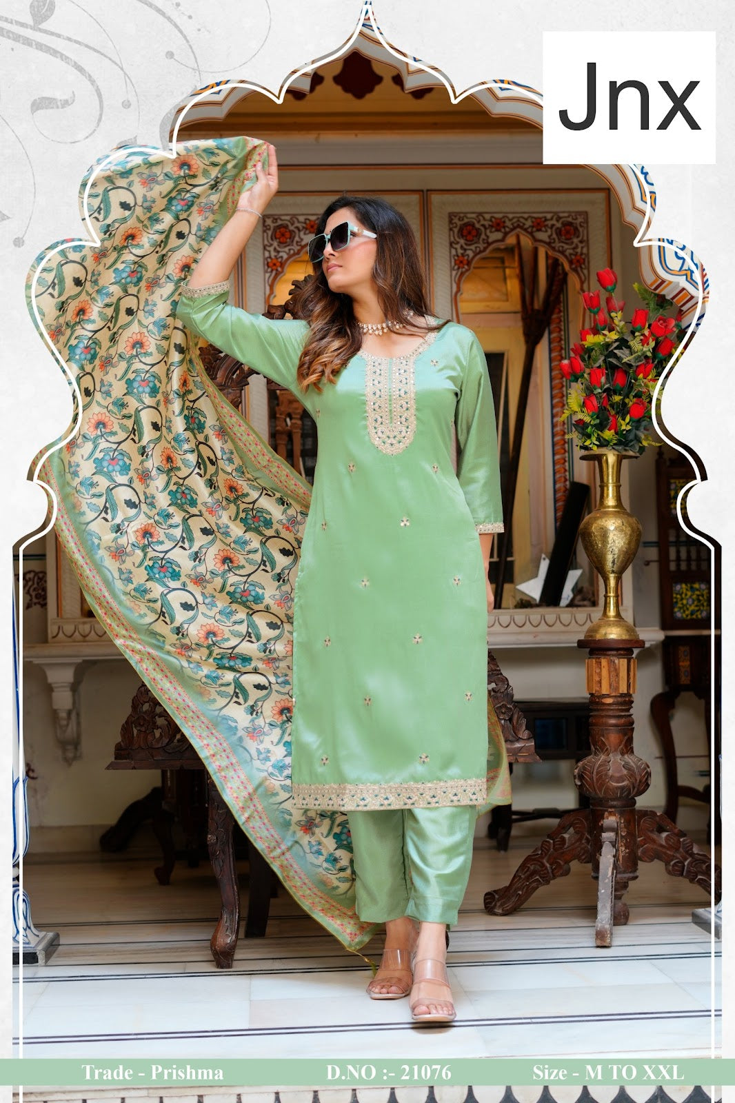 Prishma Jnx Readymade Pant Style Suits Exporter Gujarat