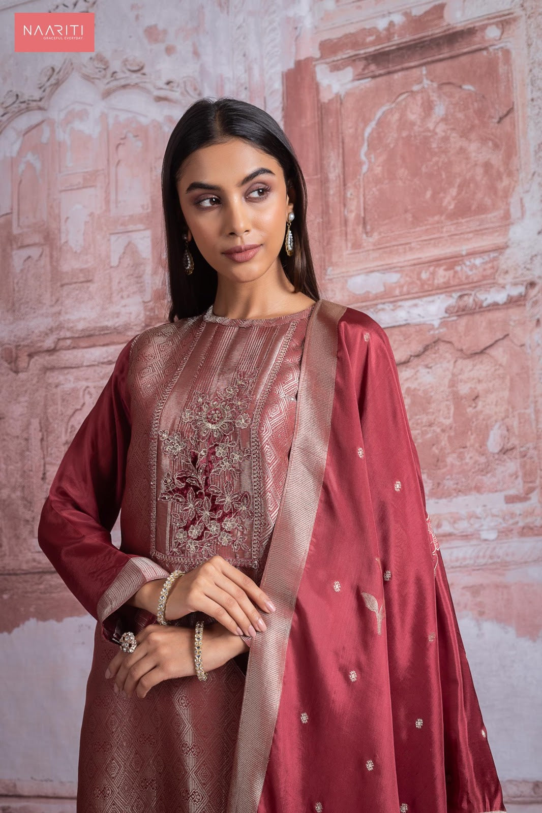 Prismee Naariti Pure Silk Pant Style Suits Exporter Ahmedabad