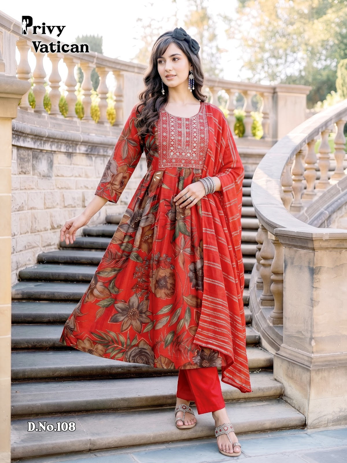 Privy Vatican Prmnt Readymade Anarkali Suits Exporter