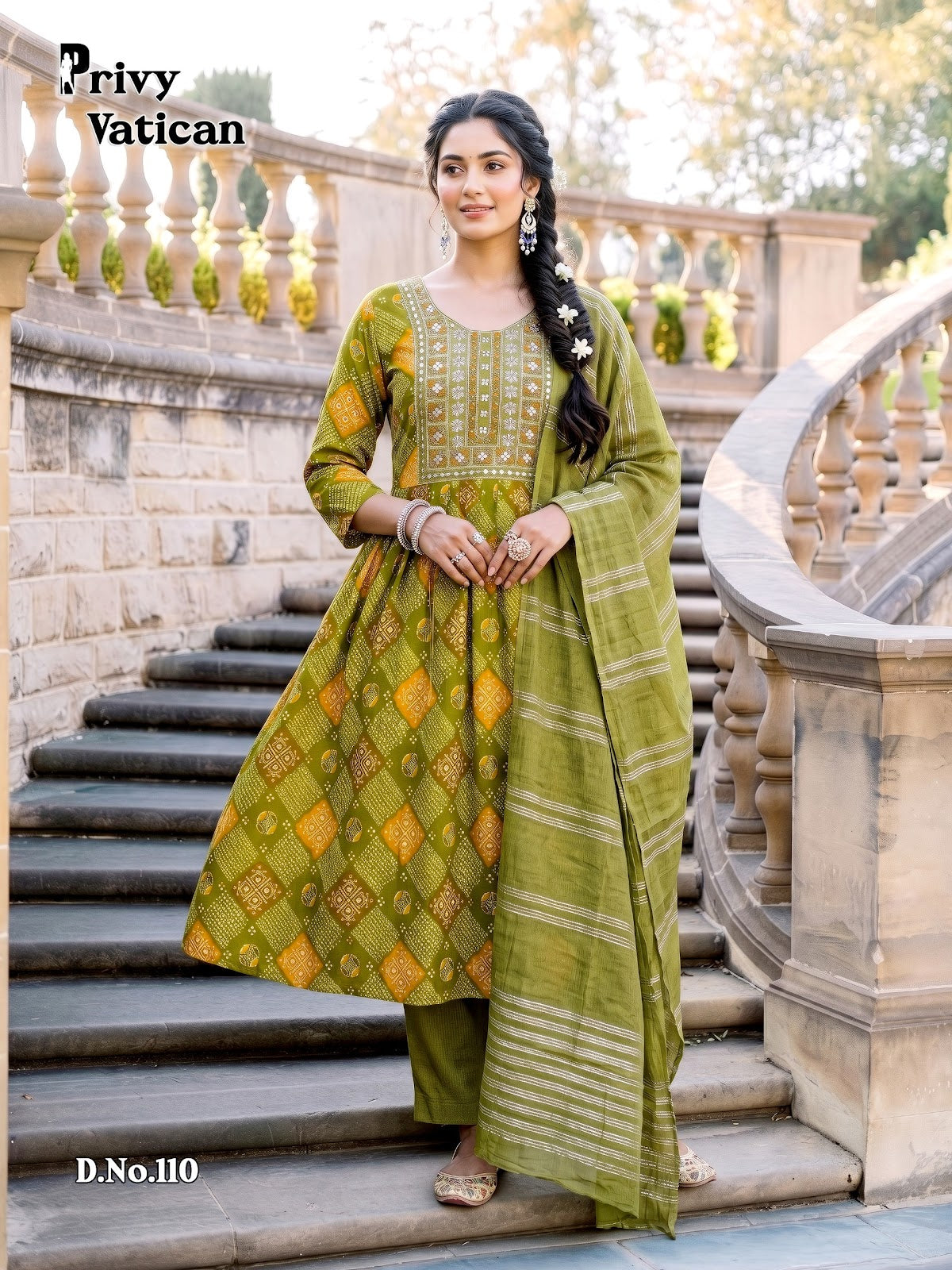 Privy Vatican Prmnt Readymade Anarkali Suits Exporter
