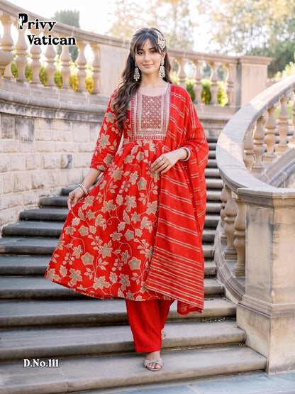 Privy Vatican Prmnt Readymade Anarkali Suits Exporter