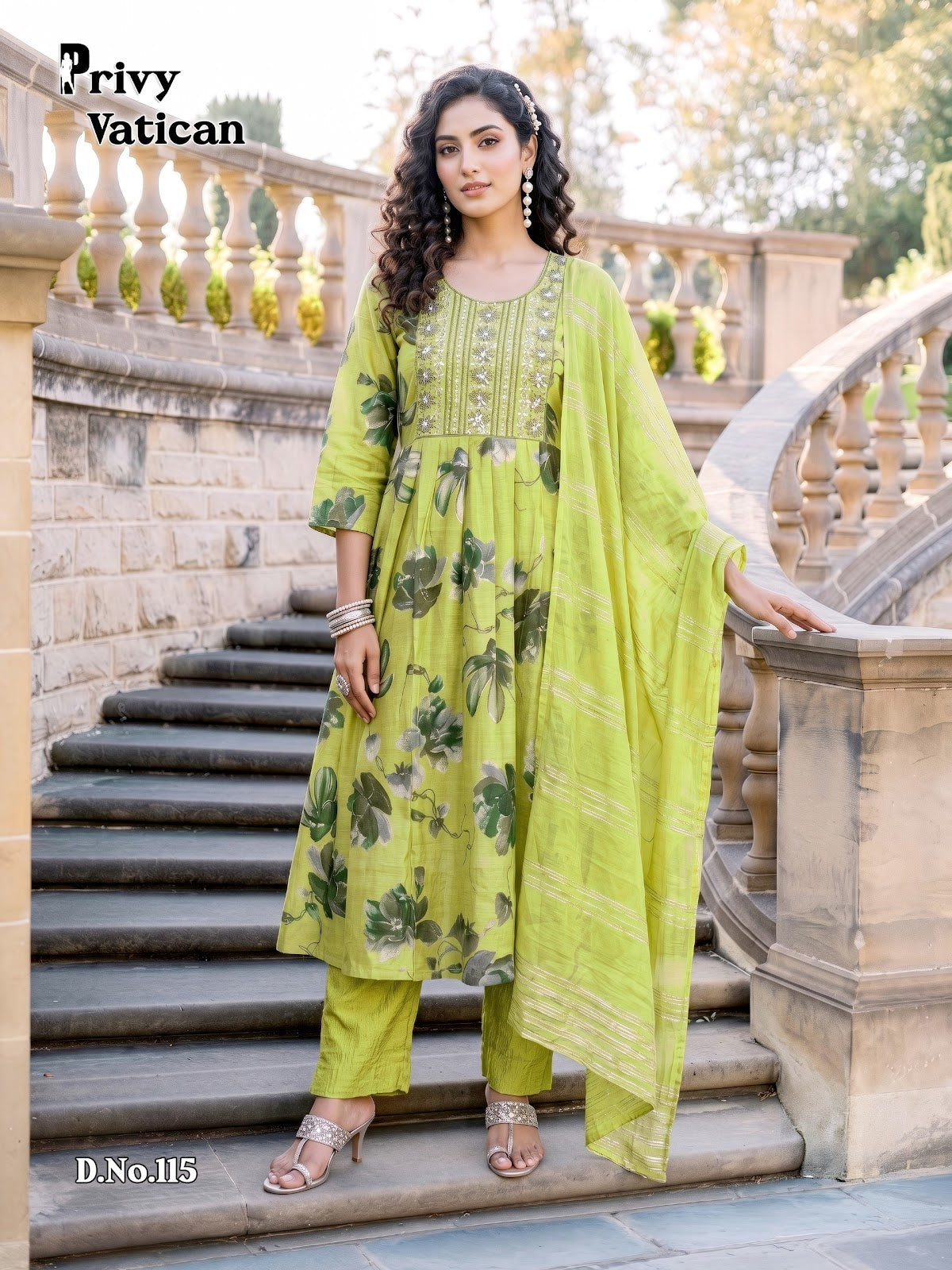 Privy Vatican Prmnt Readymade Anarkali Suits Exporter