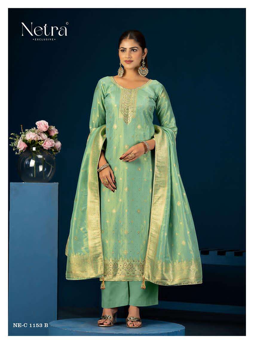 Priya Netra Simmer Pant Style Suits Manufacturer