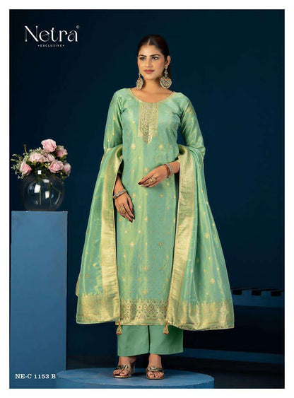 Priya Netra Simmer Pant Style Suits Manufacturer