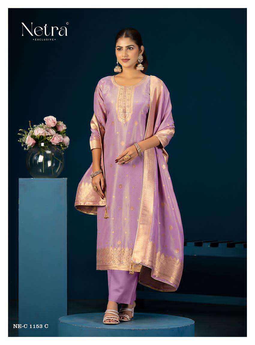 Priya Netra Simmer Pant Style Suits Manufacturer