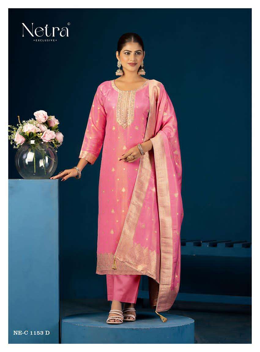 Priya Netra Simmer Pant Style Suits Manufacturer