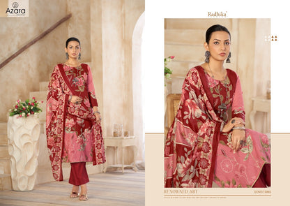 Priya Radhika Fashion Azara Lawn Cotton Karachi Salwar Suits Exporter Gujarat