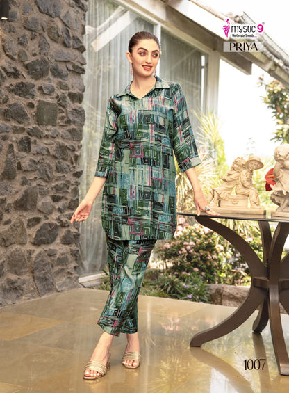 Priya Vol 1 Mystic 9 Dobby Co Ord Set Manufacturer Ahmedabad