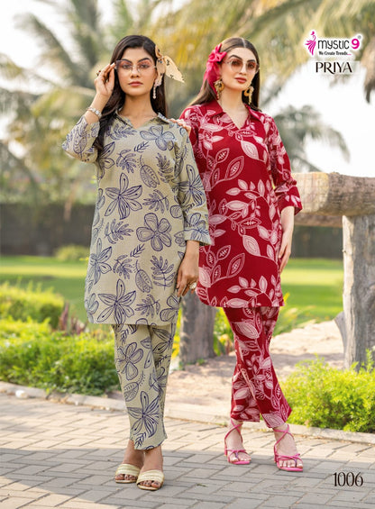 Priya Vol 1 Mystic 9 Dobby Co Ord Set Manufacturer Ahmedabad