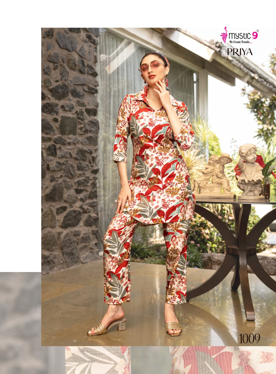 Priya Vol 1 Mystic 9 Dobby Co Ord Set Manufacturer Ahmedabad