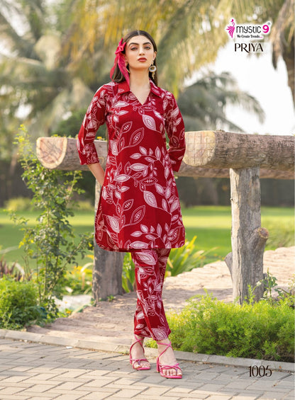 Priya Vol 1 Mystic 9 Dobby Co Ord Set Manufacturer Ahmedabad