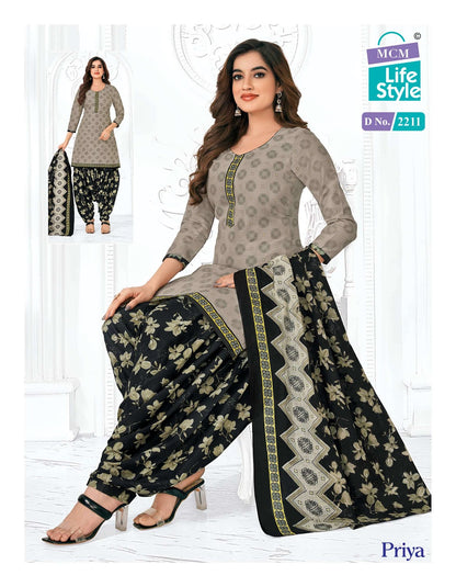 Priya Vol 22 Mcm Lifestyle Readymade Cotton Patiyala Suits Wholesaler India