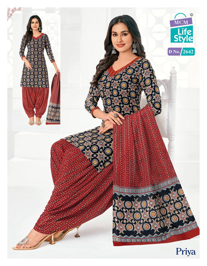 Priya Vol 26 Mcm Lifestyle Cotton Dress Material Exporter Ahmedabad