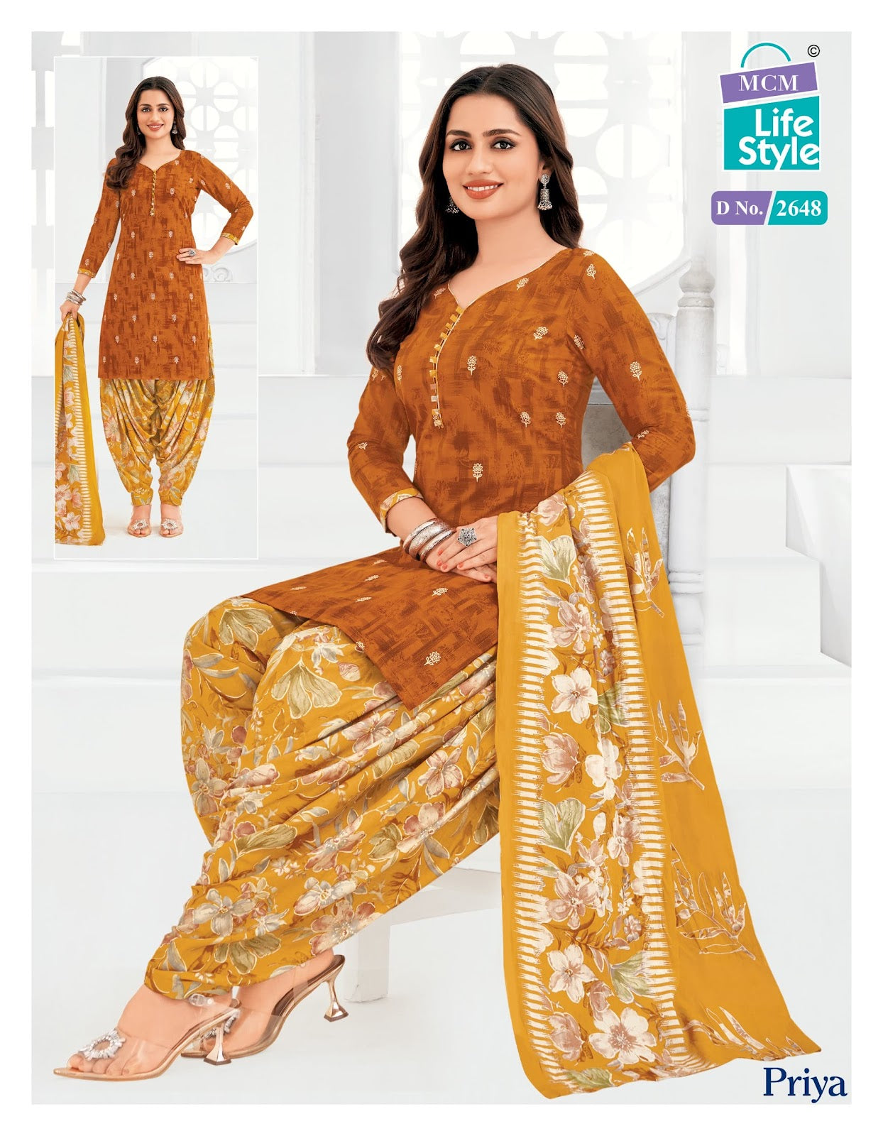 Priya Vol 26 Mcm Lifestyle Readymade Cotton Patiyala Suits Wholesale Rate