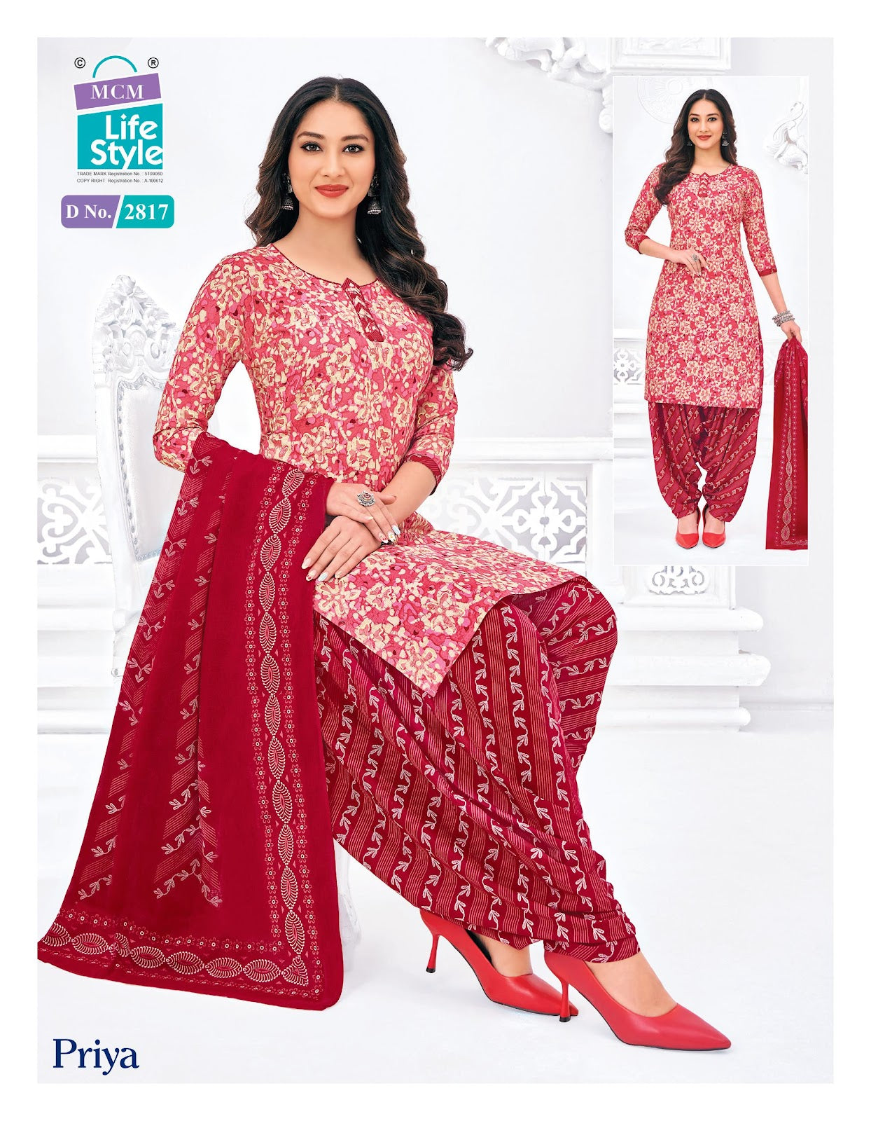 Priya Vol 28 Mcm Lifestyle Cotton Dress Material Wholesaler India