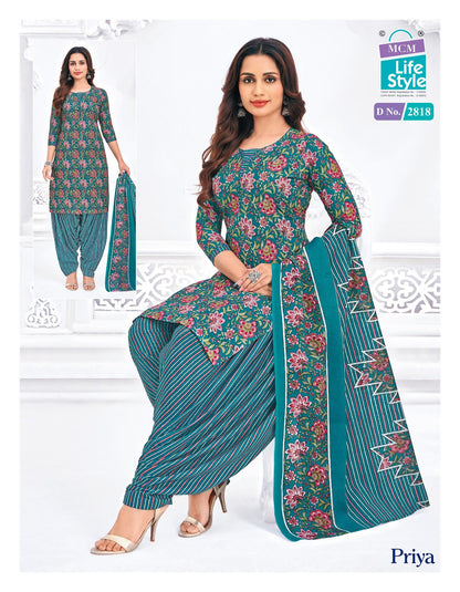 Priya Vol 28 Mcm Lifestyle Cotton Dress Material Wholesaler India