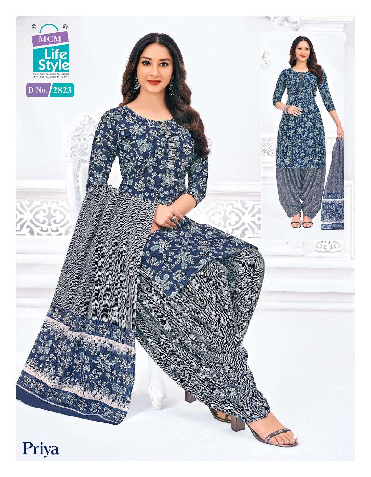 Priya Vol 28 Mcm Lifestyle Cotton Dress Material Wholesaler India