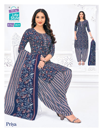 Priya Vol 28 Mcm Lifestyle Cotton Dress Material Wholesaler India