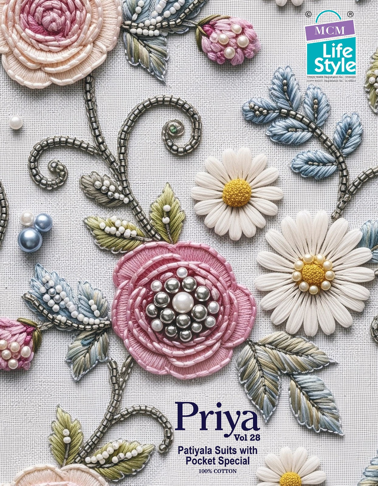 Priya Vol 28 Mcm Lifestyle Cotton Dress Material Wholesaler India