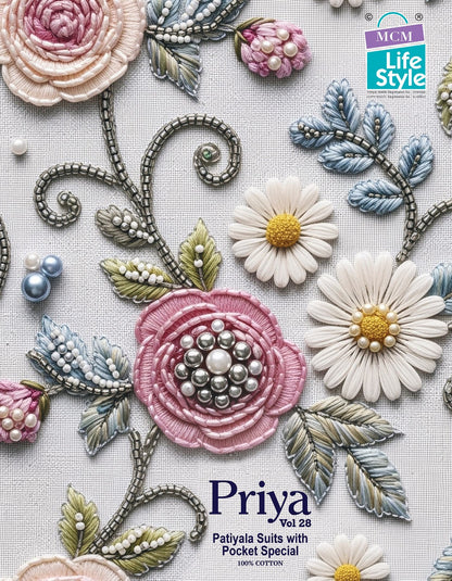 Priya Vol 28 Mcm Lifestyle Cotton Dress Material Wholesaler India