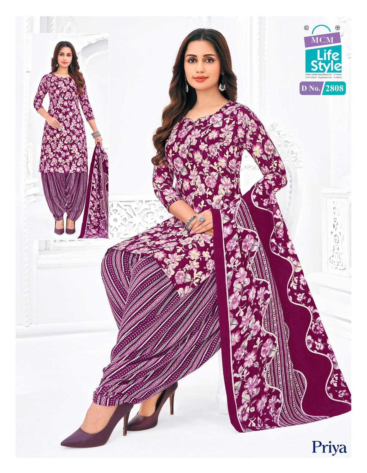 Priya Vol 28 Mcm Lifestyle Cotton Dress Material Wholesaler India