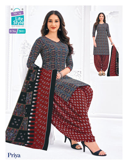 Priya Vol 28 Mcm Lifestyle Cotton Dress Material Wholesaler India