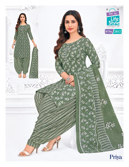 Priya Vol 28 Mcm Lifestyle Cotton Dress Material Wholesaler India
