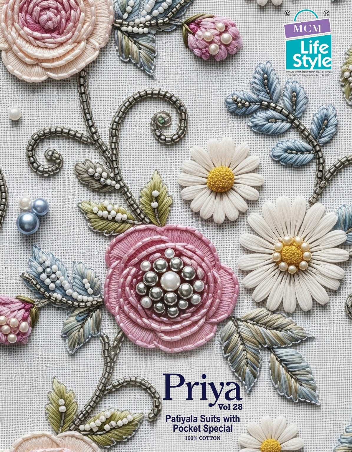 Priya Vol 28 Mcm Lifestyle Readymade Cotton Patiyala Suits Exporter Gujarat