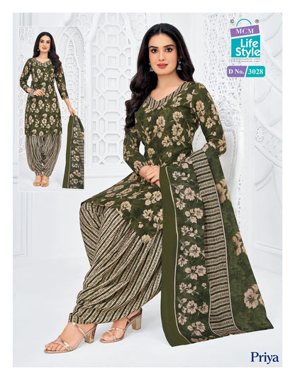Priya Vol 30 Mcm Lifestyle Readymade Cotton Patiyala Suits Exporter India