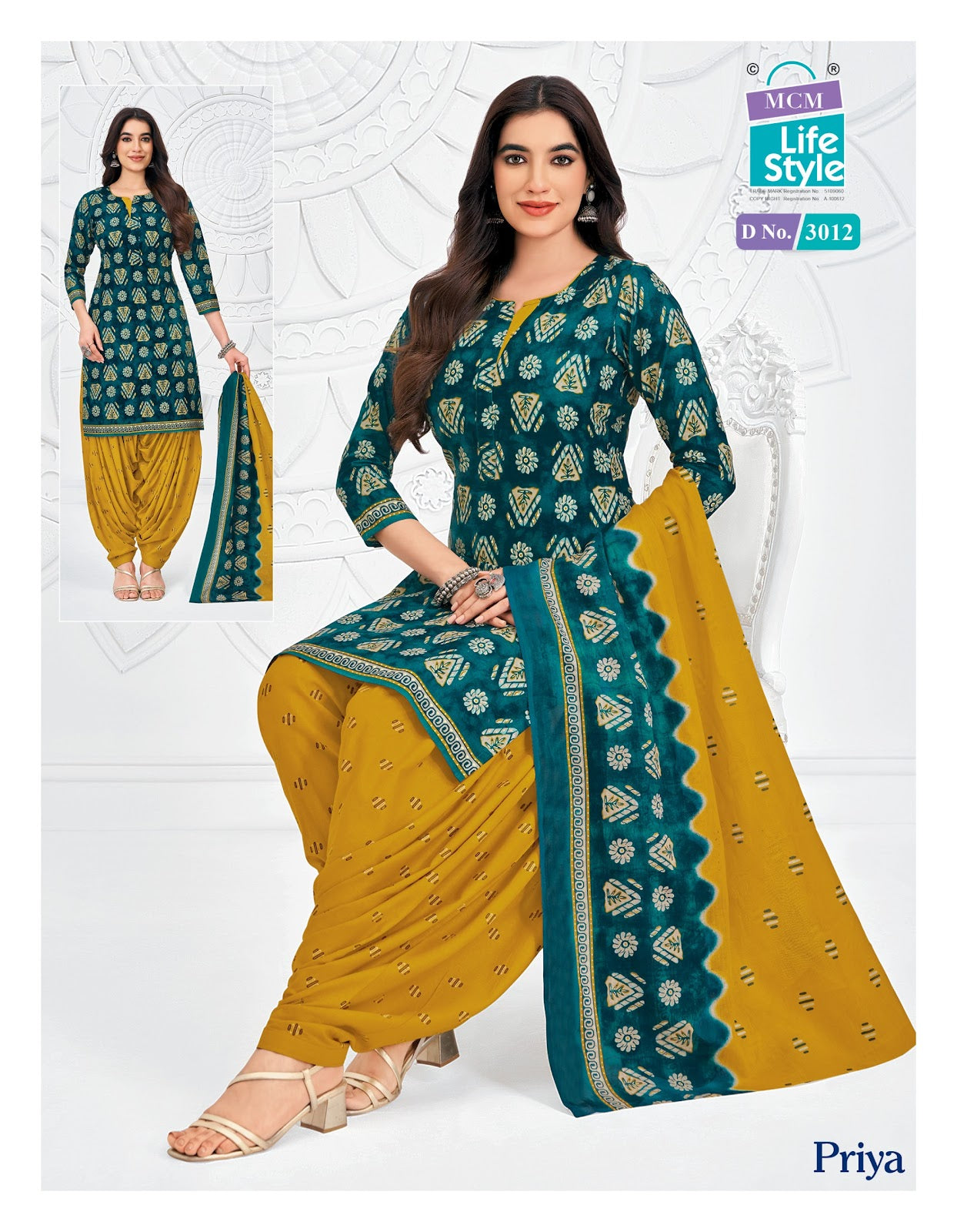 Priya Vol 30 Mcm Lifestyle Readymade Cotton Patiyala Suits Exporter India