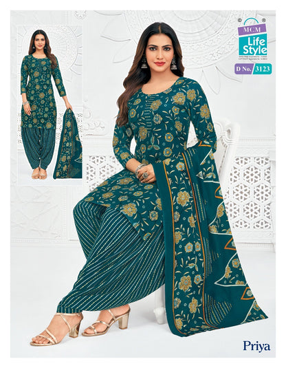 Priya Vol 31 Patiyala Mcm Lifestyle Cotton Dress Material Exporter Gujarat