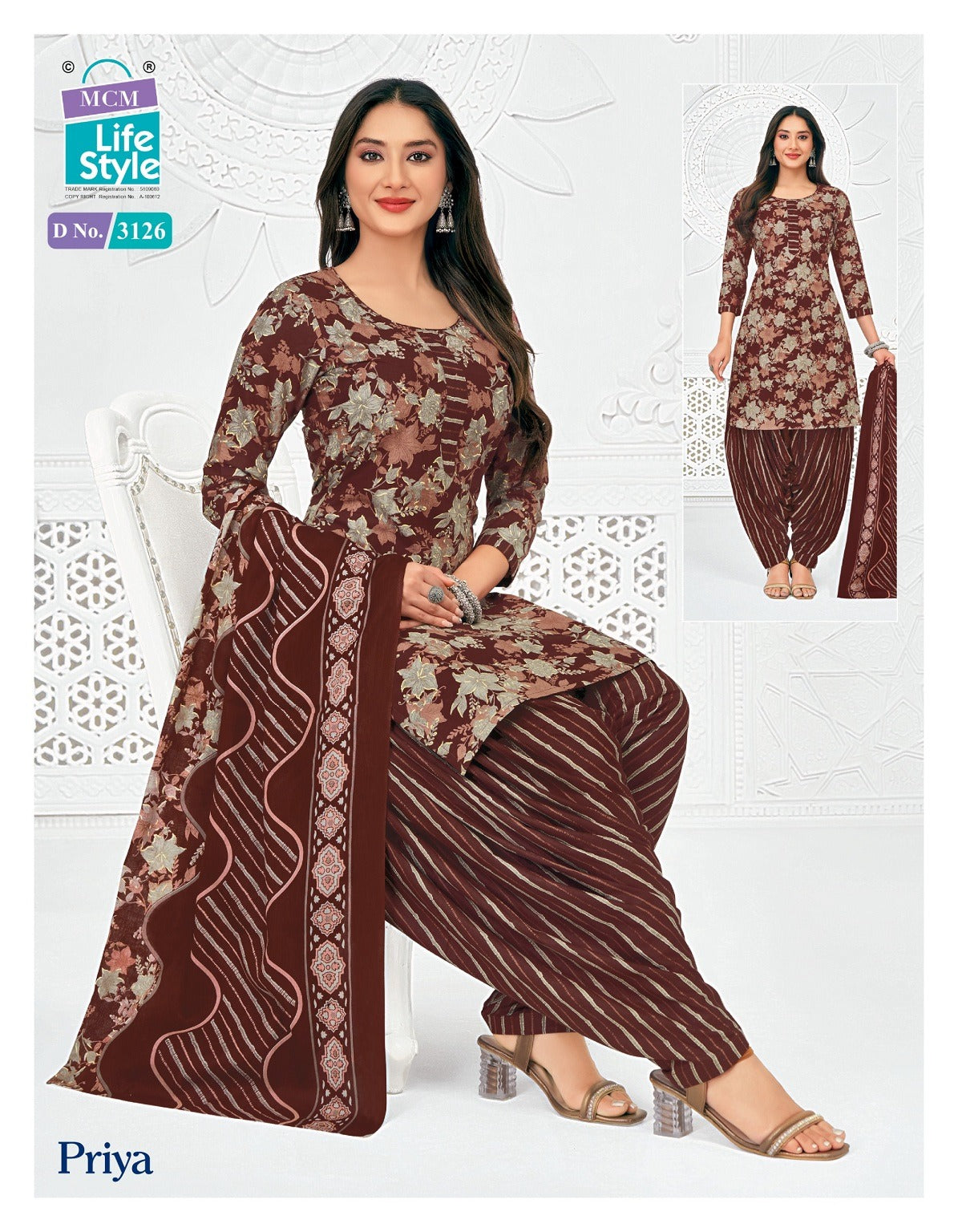 Priya Vol 31 Patiyala Mcm Lifestyle Cotton Dress Material Exporter Gujarat