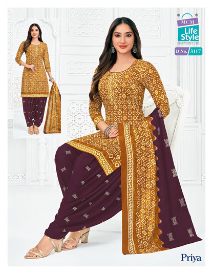 Priya Vol 31 Patiyala Mcm Lifestyle Cotton Dress Material Exporter Gujarat