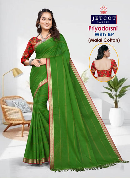 Priyadarsni Vol 1 Jetcot Cotton Sarees Wholesaler