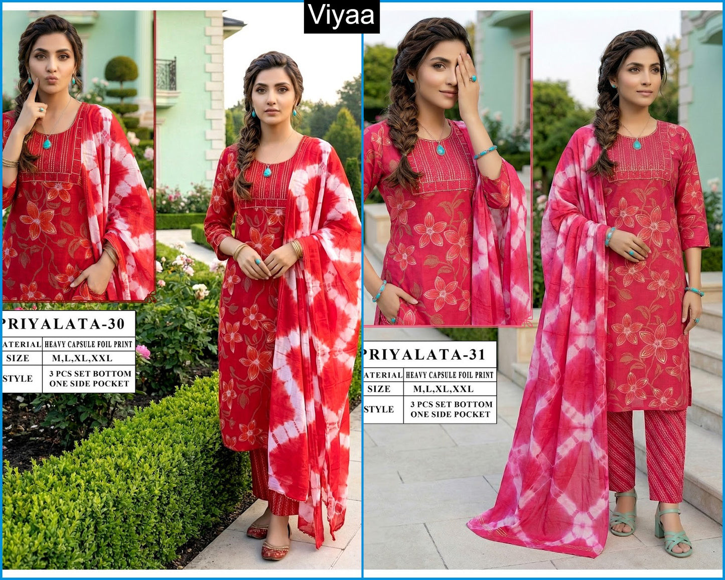 Priyalata Viyaa Capsule Readymade Pant Style Suits Exporter India