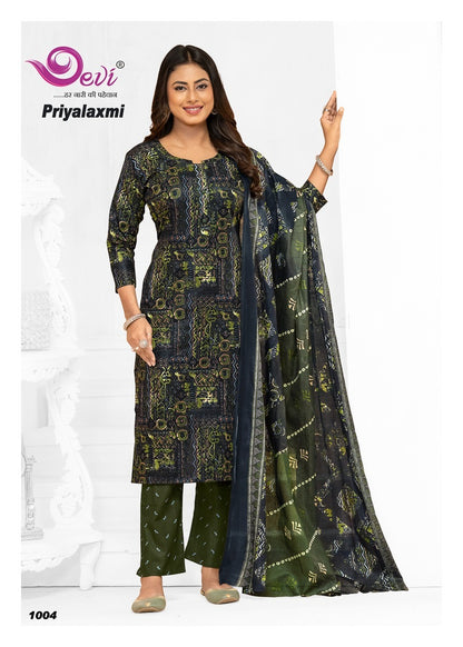 Priyalaxmi Vol 1 Devi Readymade Cotton Pant Suits Exporter India