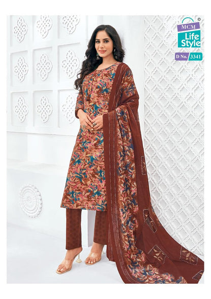 Priyalaxmi Vol 33 Mcm Lifestyle Cotton Dress Material Wholesale Price