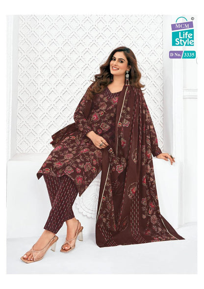 Priyalaxmi Vol 33 Mcm Lifestyle Readymade Cotton Pant Suits Manufacturer India