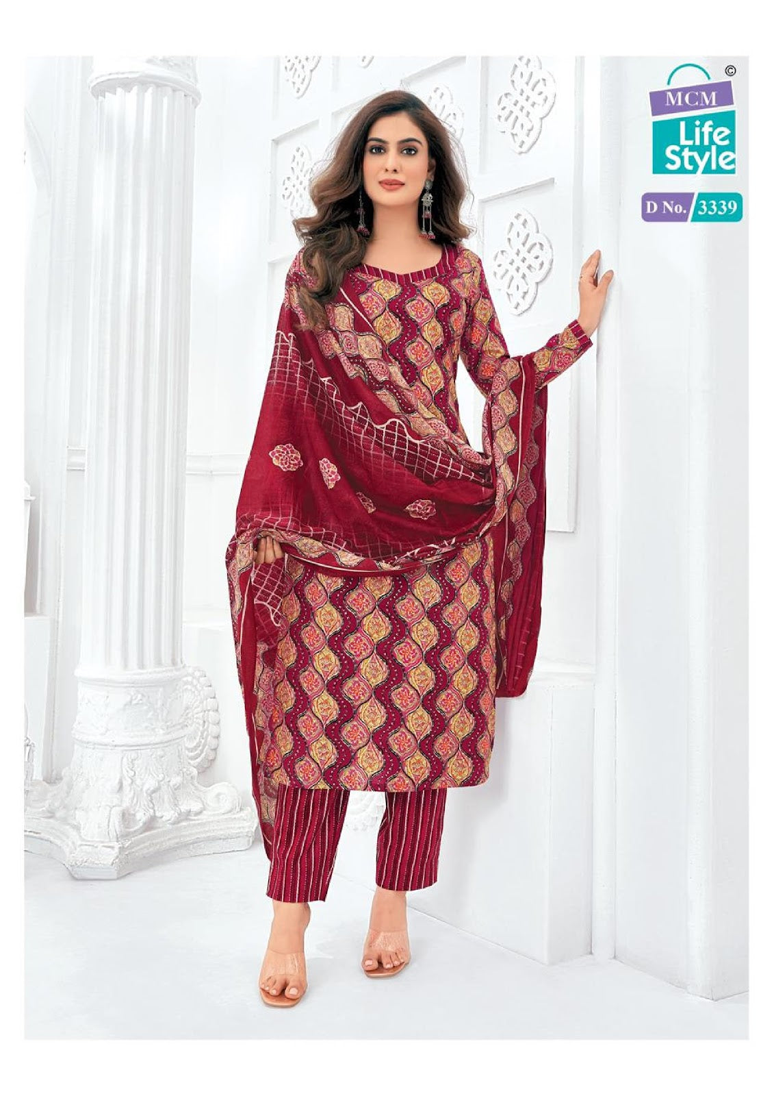 Priyalaxmi Vol 33 Mcm Lifestyle Readymade Cotton Pant Suits Manufacturer India