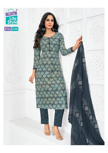 Priyalaxmi Vol 33 Mcm Lifestyle Readymade Cotton Pant Suits Manufacturer India