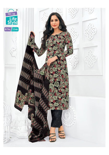 Priyalaxmi Vol 33 Mcm Lifestyle Readymade Cotton Pant Suits Manufacturer India