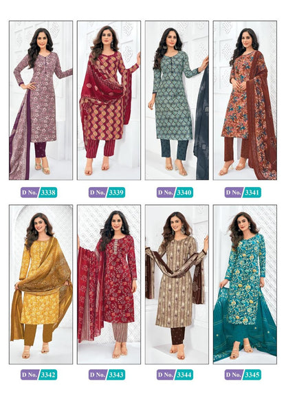 Priyalaxmi Vol 33 Mcm Lifestyle Readymade Cotton Pant Suits Manufacturer India