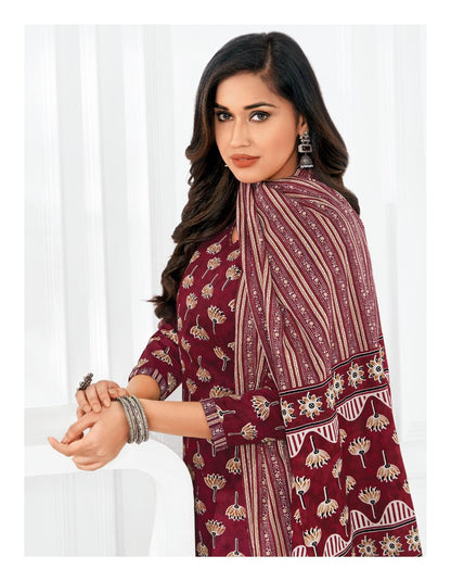 Priyalaxmi Vol 34 Mcm Lifestyle Readymade Cotton Pant Suits Wholesaler Ahmedabad