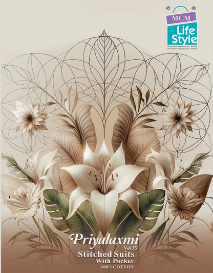 Priyalaxmi Vol 35 Mcm Lifestyle Cotton Dress Material Supplier Ahmedabad