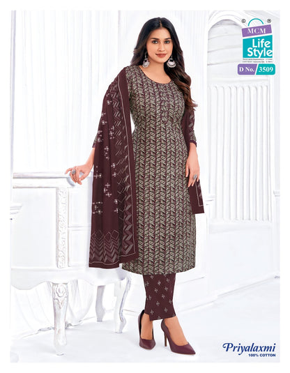 Priyalaxmi Vol 35 Mcm Lifestyle Cotton Dress Material Supplier Ahmedabad
