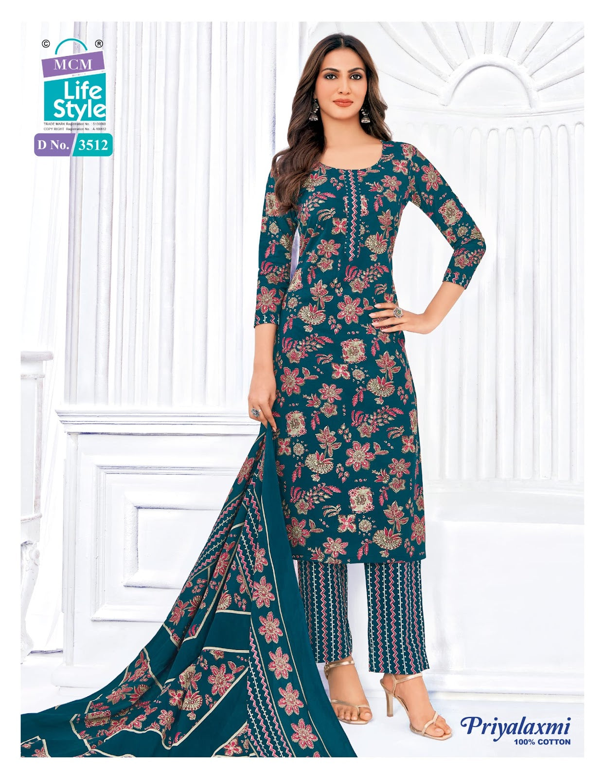 Priyalaxmi Vol 35 Mcm Lifestyle Cotton Dress Material Supplier Ahmedabad