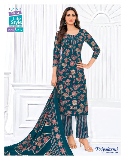 Priyalaxmi Vol 35 Mcm Lifestyle Cotton Dress Material Supplier Ahmedabad