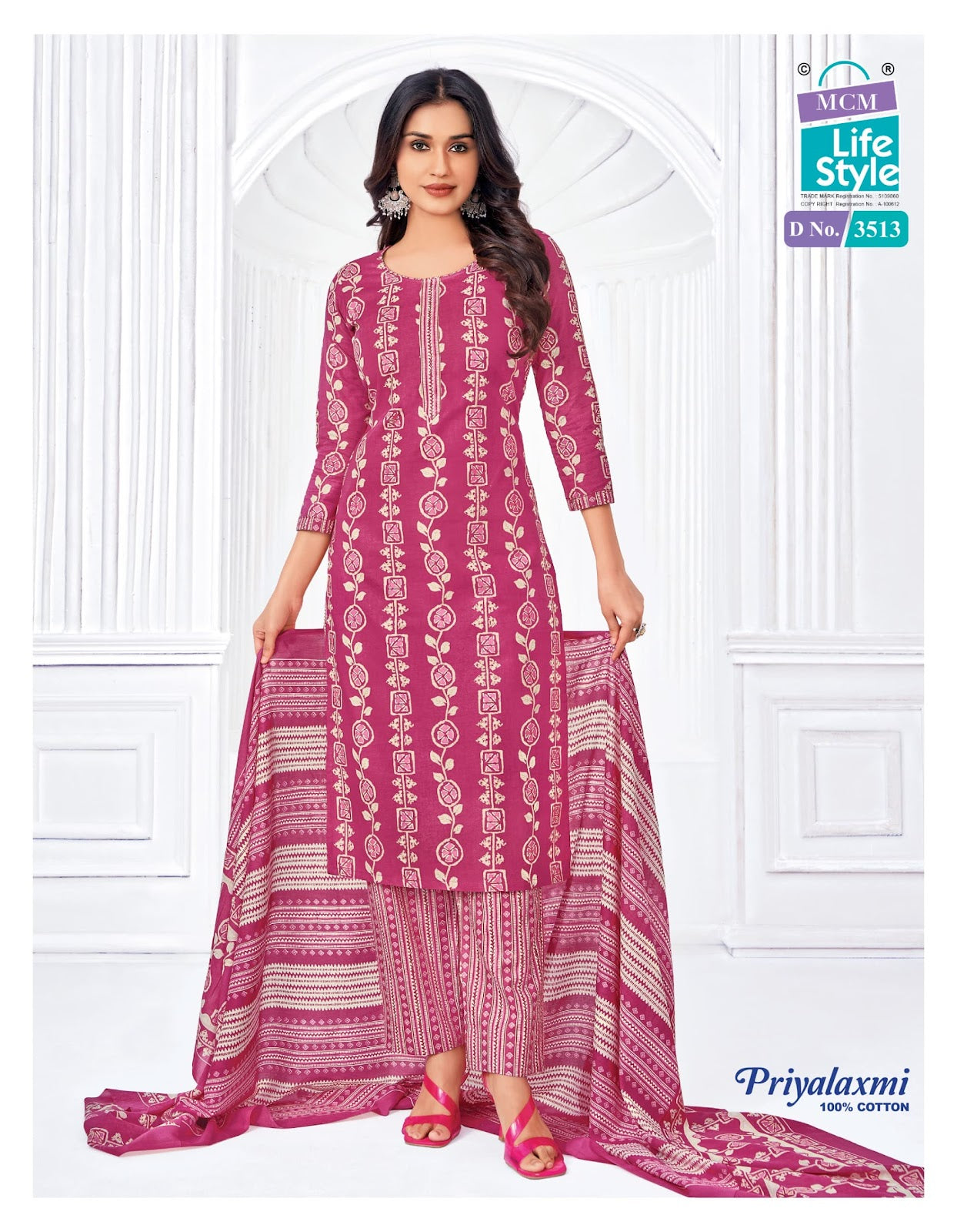 Priyalaxmi Vol 35 Mcm Lifestyle Cotton Dress Material Supplier Ahmedabad