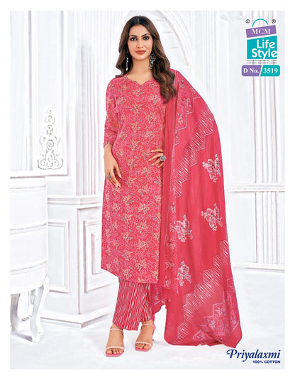 Priyalaxmi Vol 35 Mcm Lifestyle Readymade Cotton Pant Suits Exporter Ahmedabad