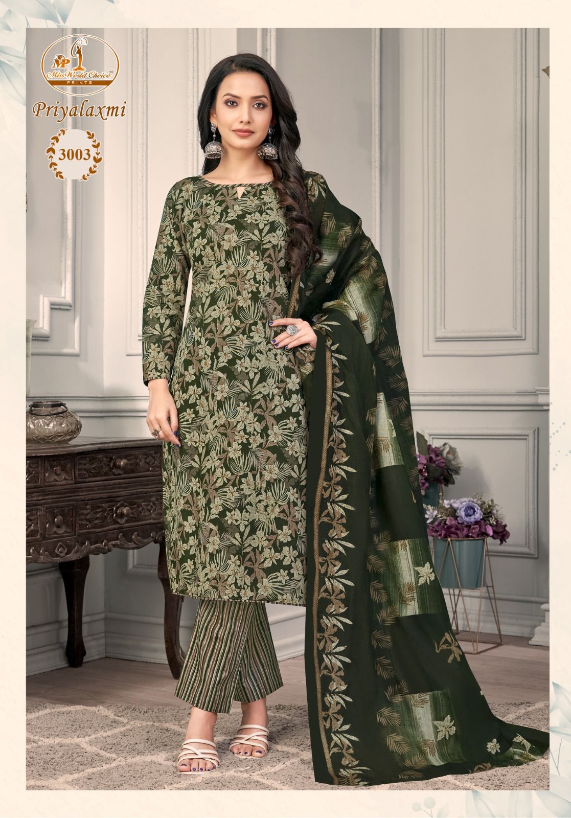 Priyalaxmi Vol 3 Miss World Choice Cotton Dress Material Manufacturer Gujarat